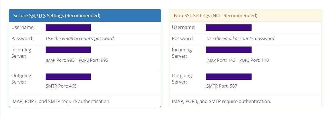 Email Credentials